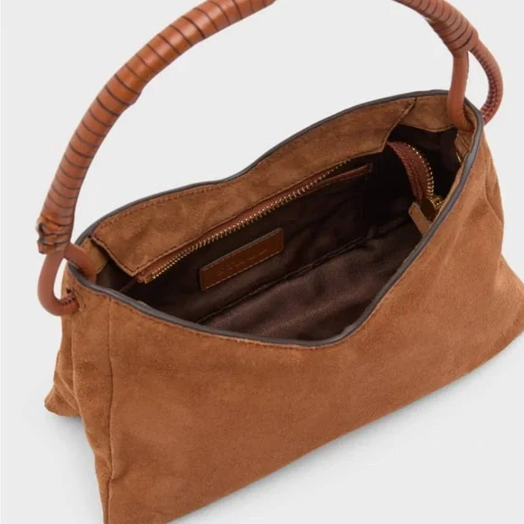 STAUD STAUD
Valerie Zip Suede Shoulder Bag - Picture 8 of 13